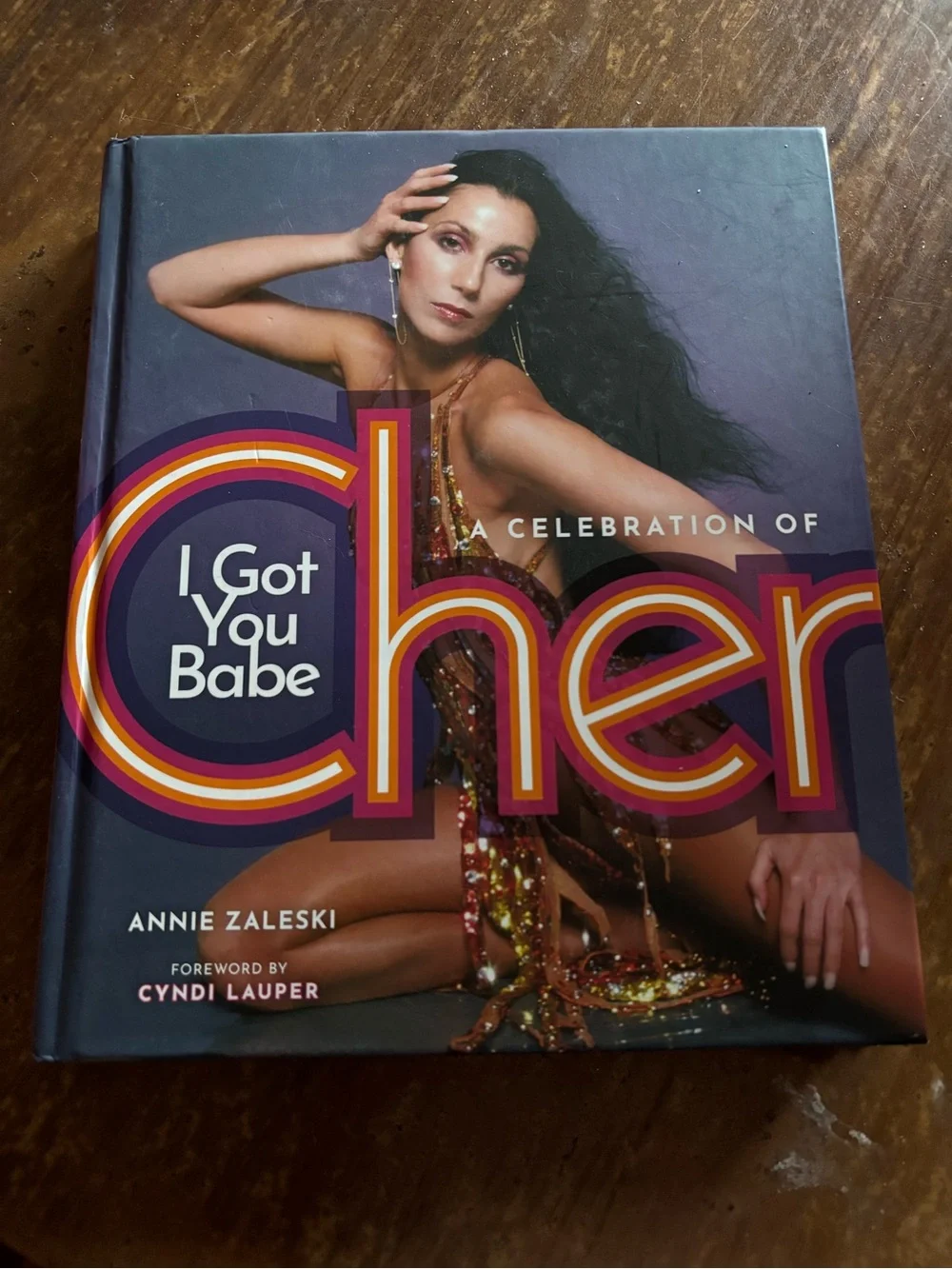 Cher I Got You Babe Purple Hardcover Coffee Table Book excellent condition